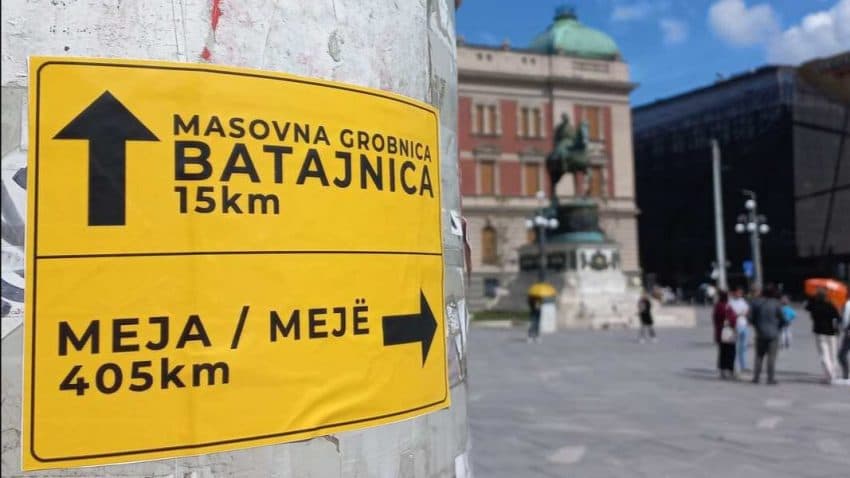 Rrjeti aktivist i Nismës së të Rinjve për të drejtat e njeriut kujton viktimat në Luginën e Rekës në Kosovë