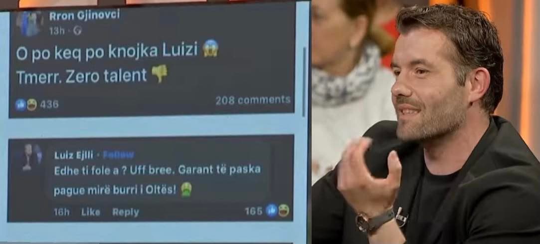 “Nuk di të këndoj, zero talent”- Rron Gjinovci doli publikisht kundër Luiz Ejllit, tezja e tij ia bën komentin epik