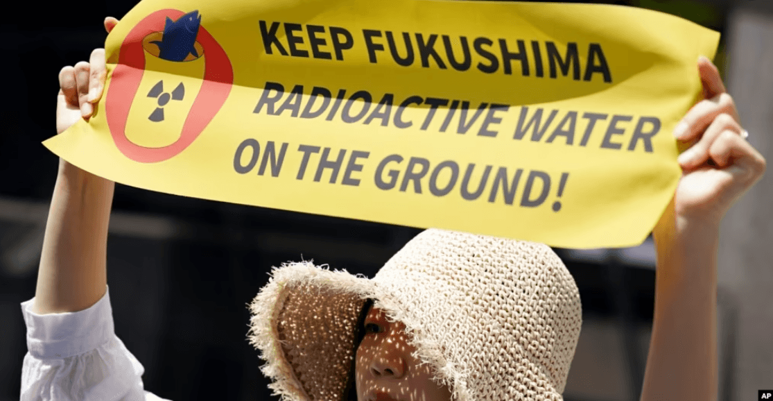 Në Tokio protestohet kundër shkarkimit të ujit të kontaminuar në det