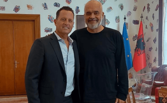 Grenell për drekë te Rama: Duhet bërë më shumë për ta liruar Hashim Thaçin nga Haga