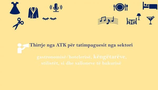 ATK kërkon nga sektori gastronomisë dhe këngëtarët të deklarojnë detyrimet tatimore