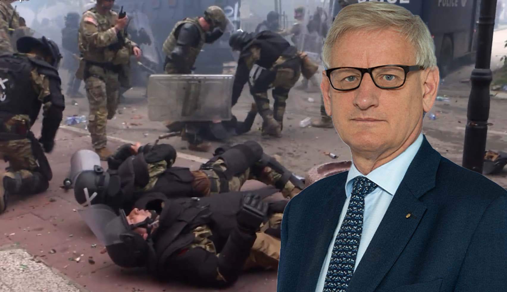Bildt: Militantët serbë duke sulmuar NATO-n, kjo është më e keqja që e kemi parë ndër vite