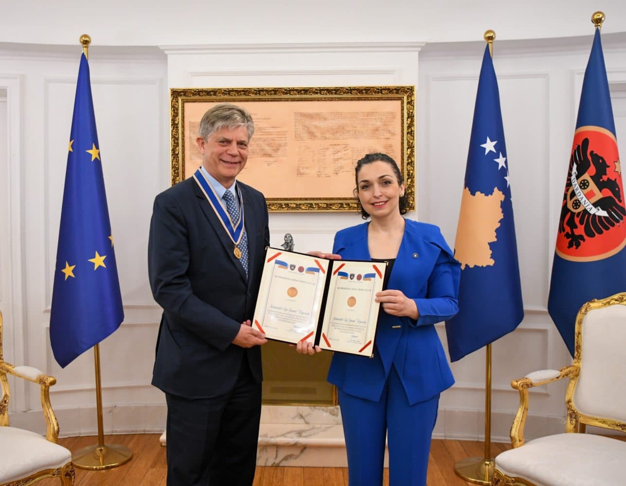 Osmani priti në takim lamtumirës shefin e EULEX-it, Lars-Gunnar Wigemark