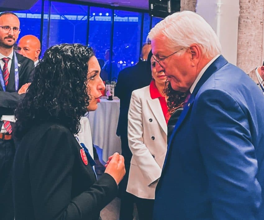 Presidentja Osmani diskuton me homologun gjerman për zhvillimet e fundit në Kosovë