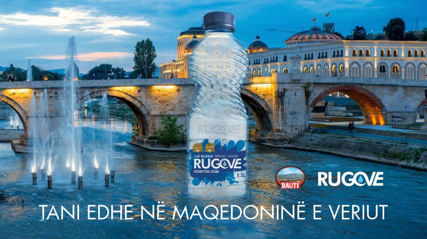 Korporata Rugove dhe Dauti Komerc sjellin Ujë Rugove në Maqedoninë e Veriut