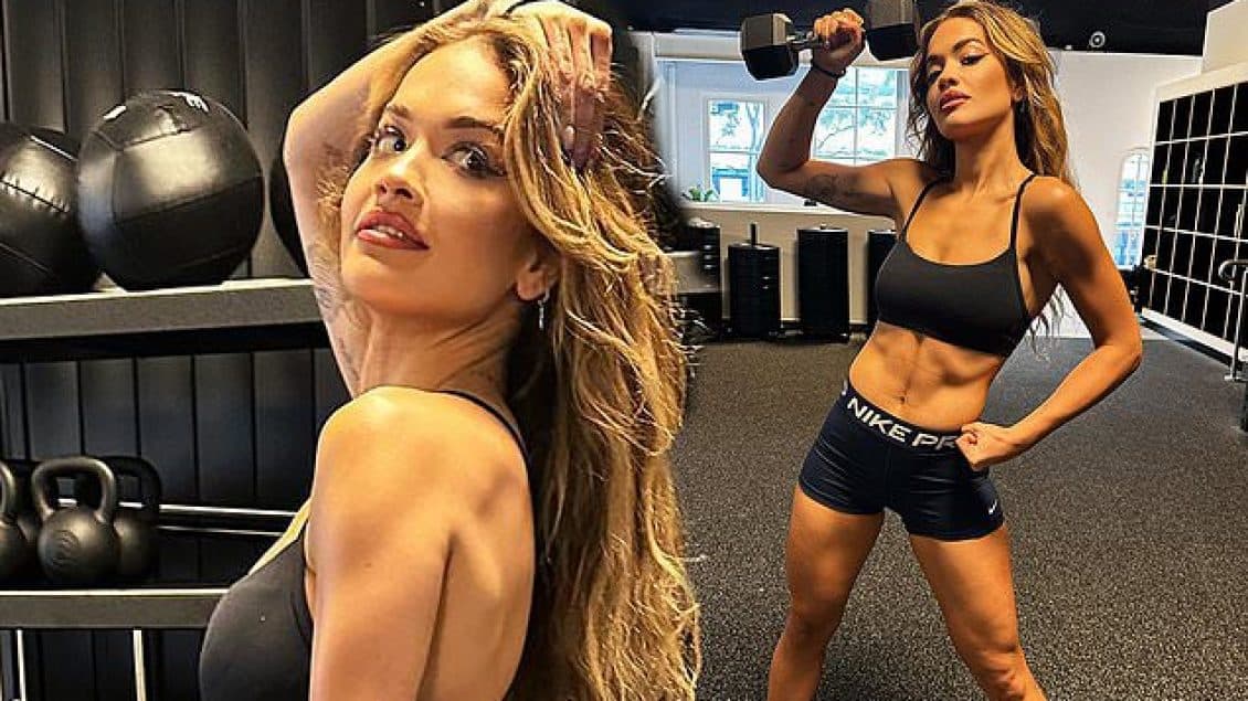 Rita Ora mahnit me linjat trupore në fotografitë e reja nga palestra