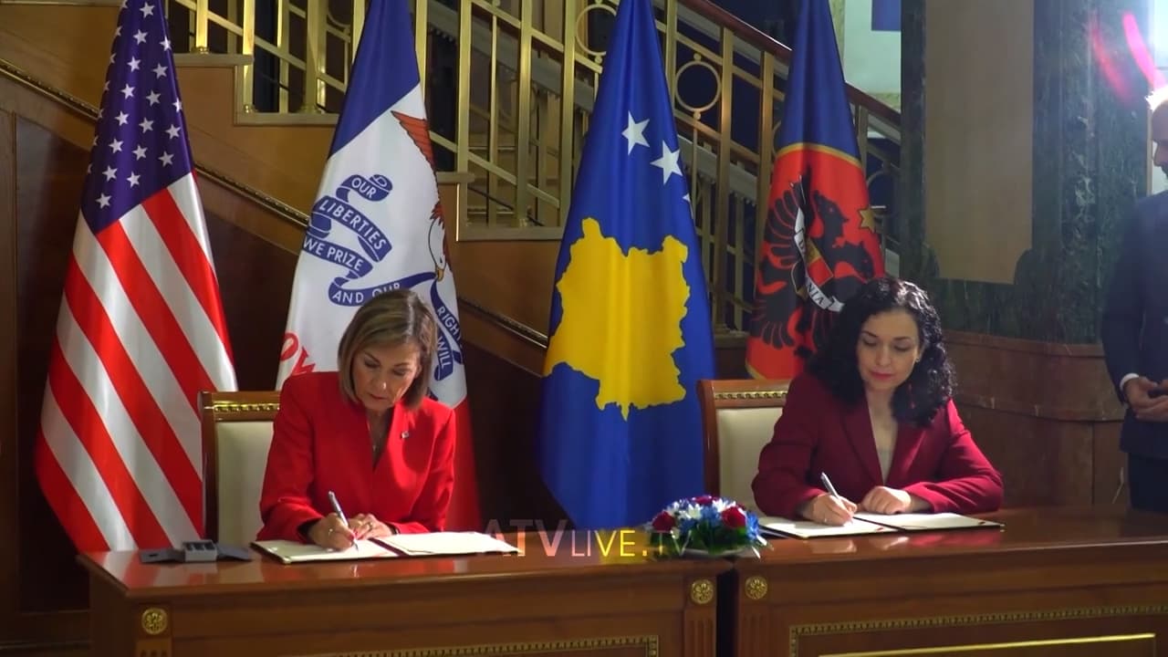 Kosova nënshkruam marrëveshje me shtetin e Iowas