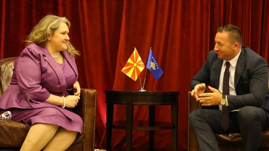 Ministri i Mbrojtjes së Kosovës, Armend Mehaj takohet me homologen maqedonase Sllavjanka Petrovska