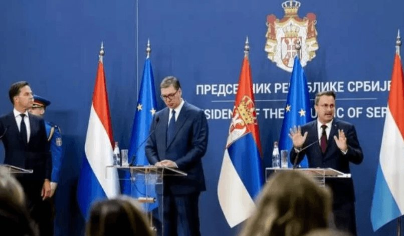 Vizita e tyre në Serbi: Rutte dhe Bettel thirrje për shtensionim