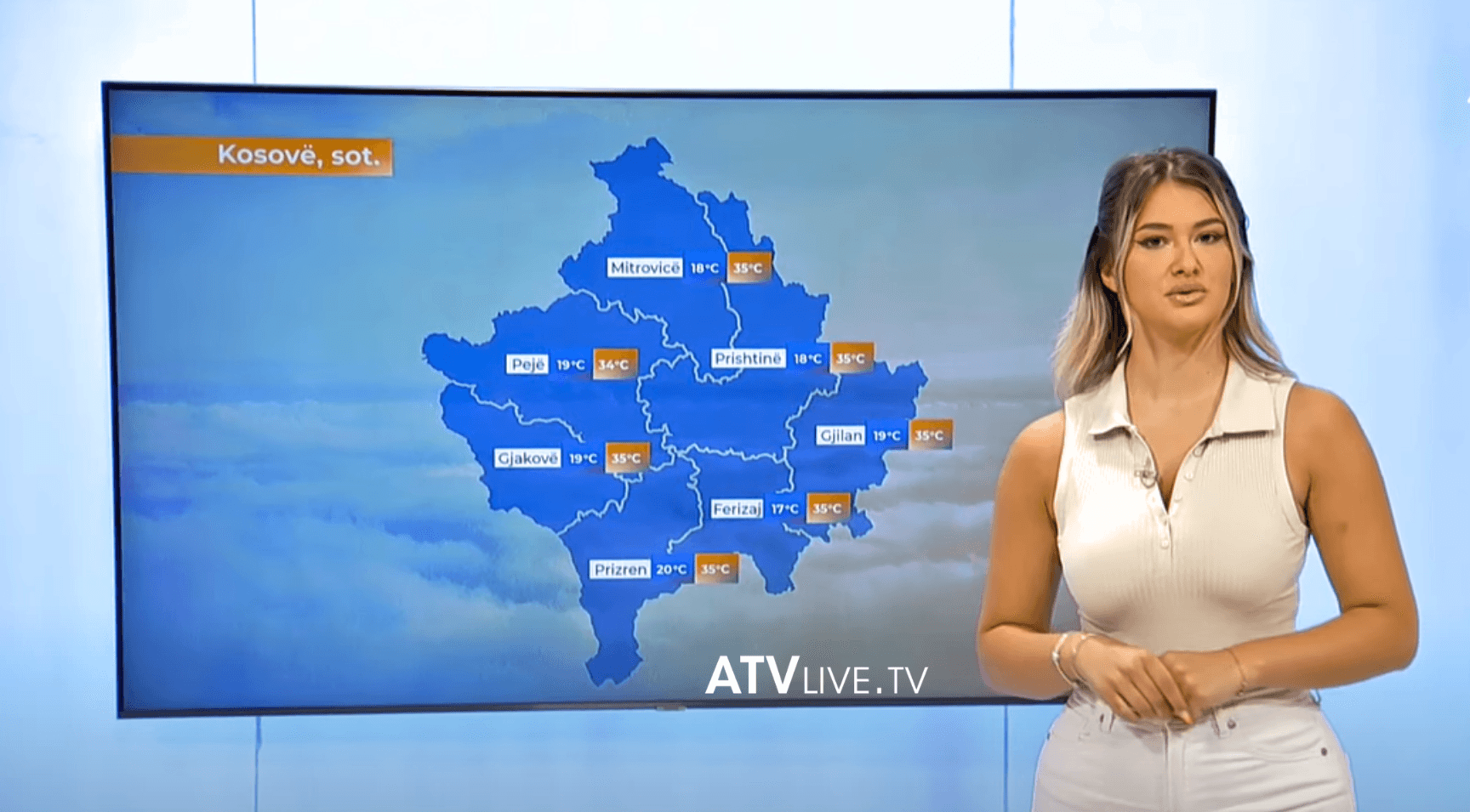 Mot me diell sot dhe nesër, këto janë temperaturat