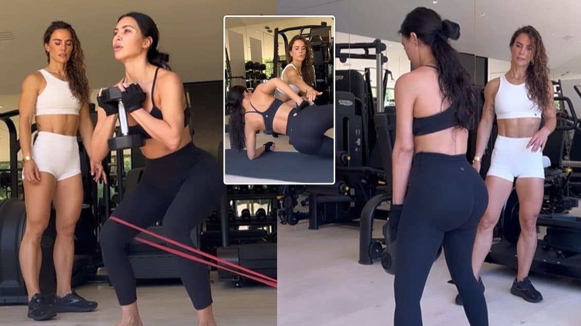 Trajnerja shqiptare zbulon regjimin e stërvitjeve intensive të Kim Kardashian