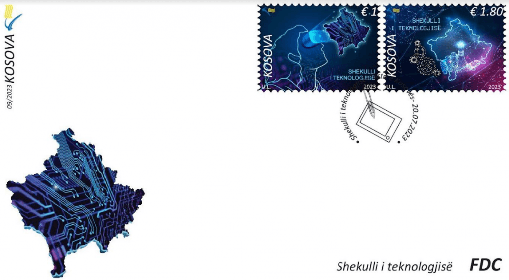 Nga sot në qarkullim pulla postare ”Shekulli i teknologjisë’’