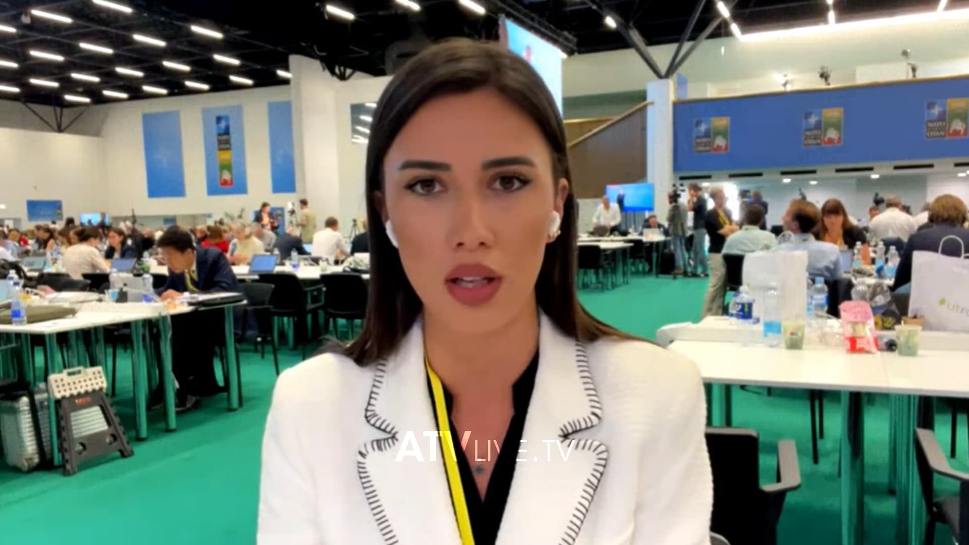Samiti i NATO-s në Lituani, gazetarja e ATV-së tregon se çfarë tha Stoltenberg për Kosovën