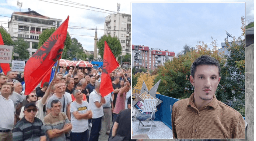 Protesta në Prizren kundër DokuFestit, sulmohet fizikisht gazetari Vullnet Krasniqi
