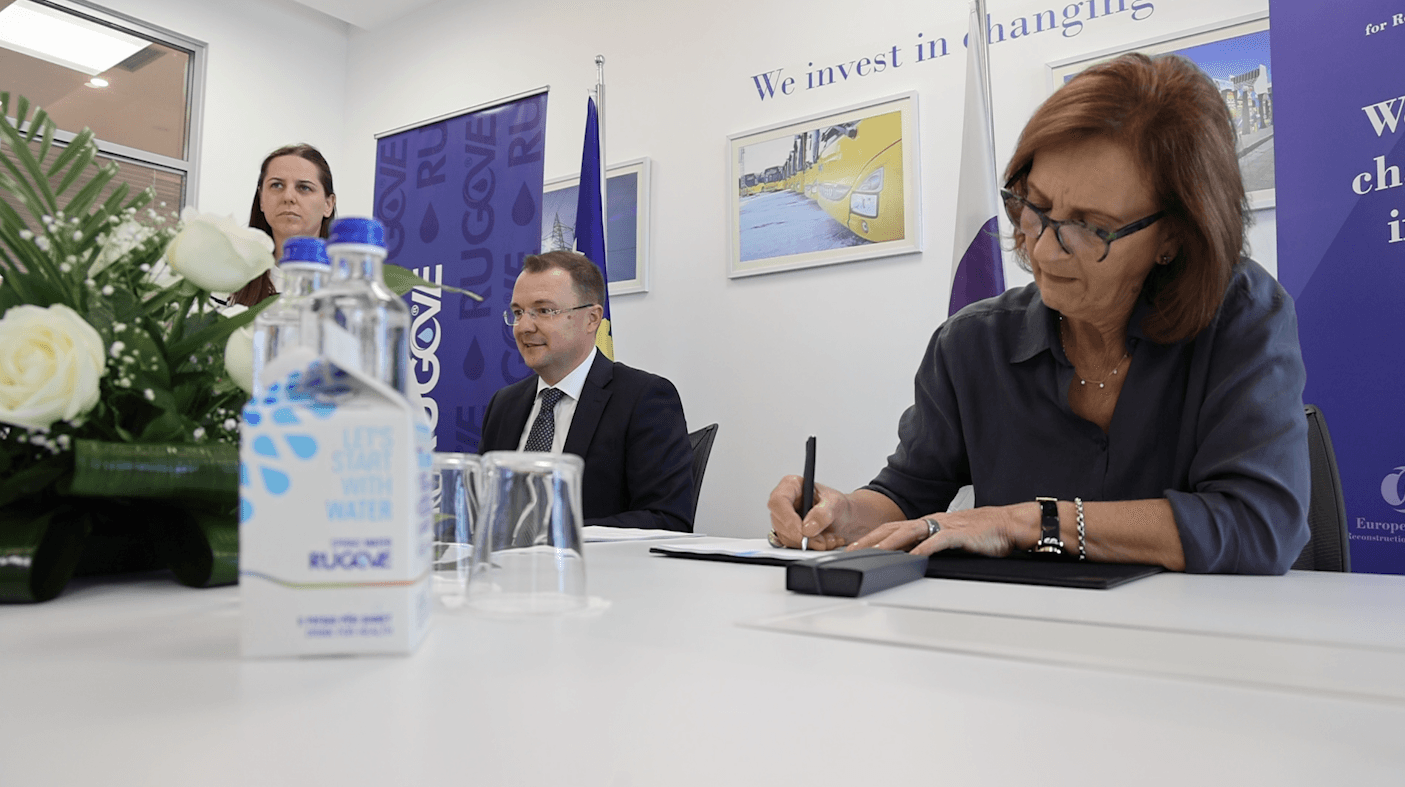 BERZH dhe ENEF II financojnë Ujë Rugove me 6 milionë Euro për linjat e reja prodhuese