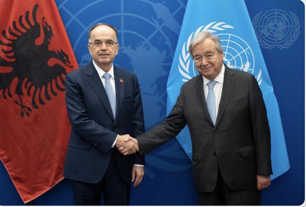 Shefi i OKB-së Antonio Guterres takoi presidentin e Shqipërisë Bajram Begaj