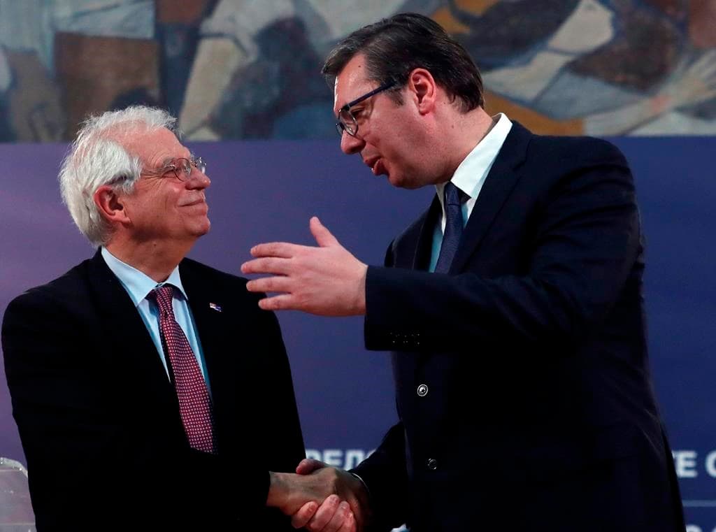 Deklarohet Vuçiqi pas takimit me diplomatët evropianë: Filluan bisedimet e vështira në Bruksel