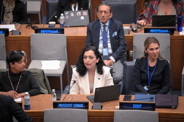 ​Osmani: Gratë në Kosovë kanë qenë gjithnjë në ballë të proceseve të paqes