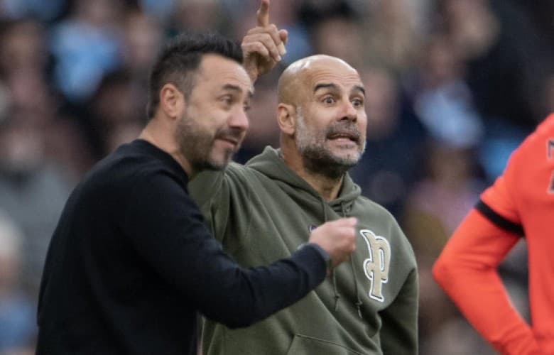 De Zerbi: Guardiola është trajneri më i mirë në botë