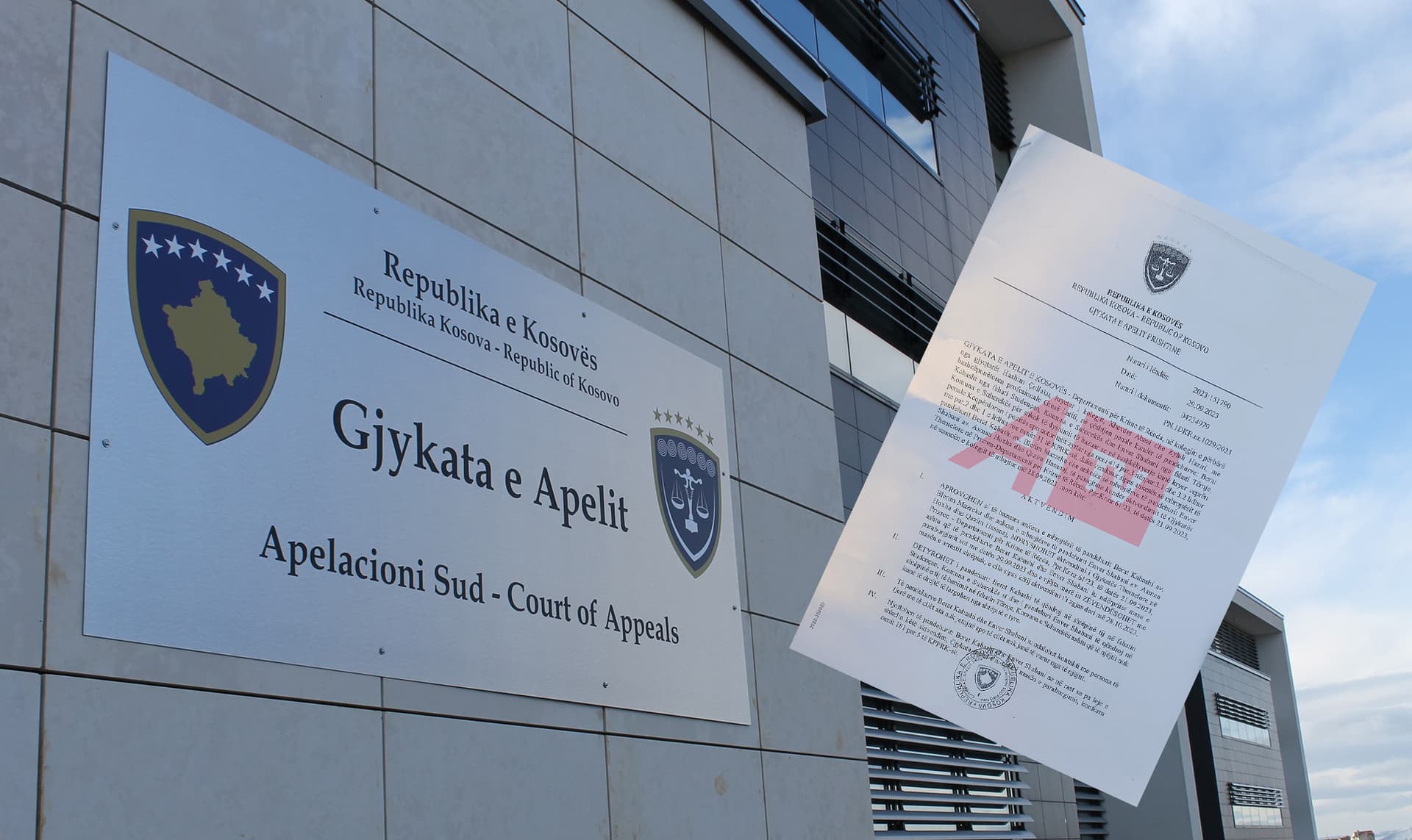 Gjykata e Apelit u ndërpret paraburgimin Berat Kabashit dhe Enver Shabanit, dy zyrtarëve komunalë Suharekës që dyshohen për keqpërdorim të detyrës zyrtare