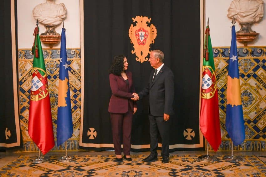 Osmani takon presidentin portugez, në 15-vjetorin e vendosjes së marrëdhënieve diplomatike