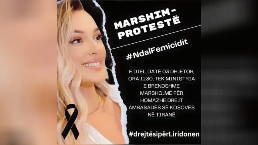 Drejtësi për Liridonën: Marshim-protestë në Tiranë kundër femicidit