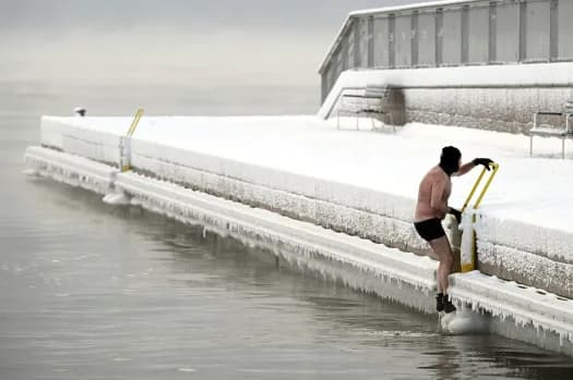 Minus 40 gradë Celsius temperaturat në Finlandë e Suedi