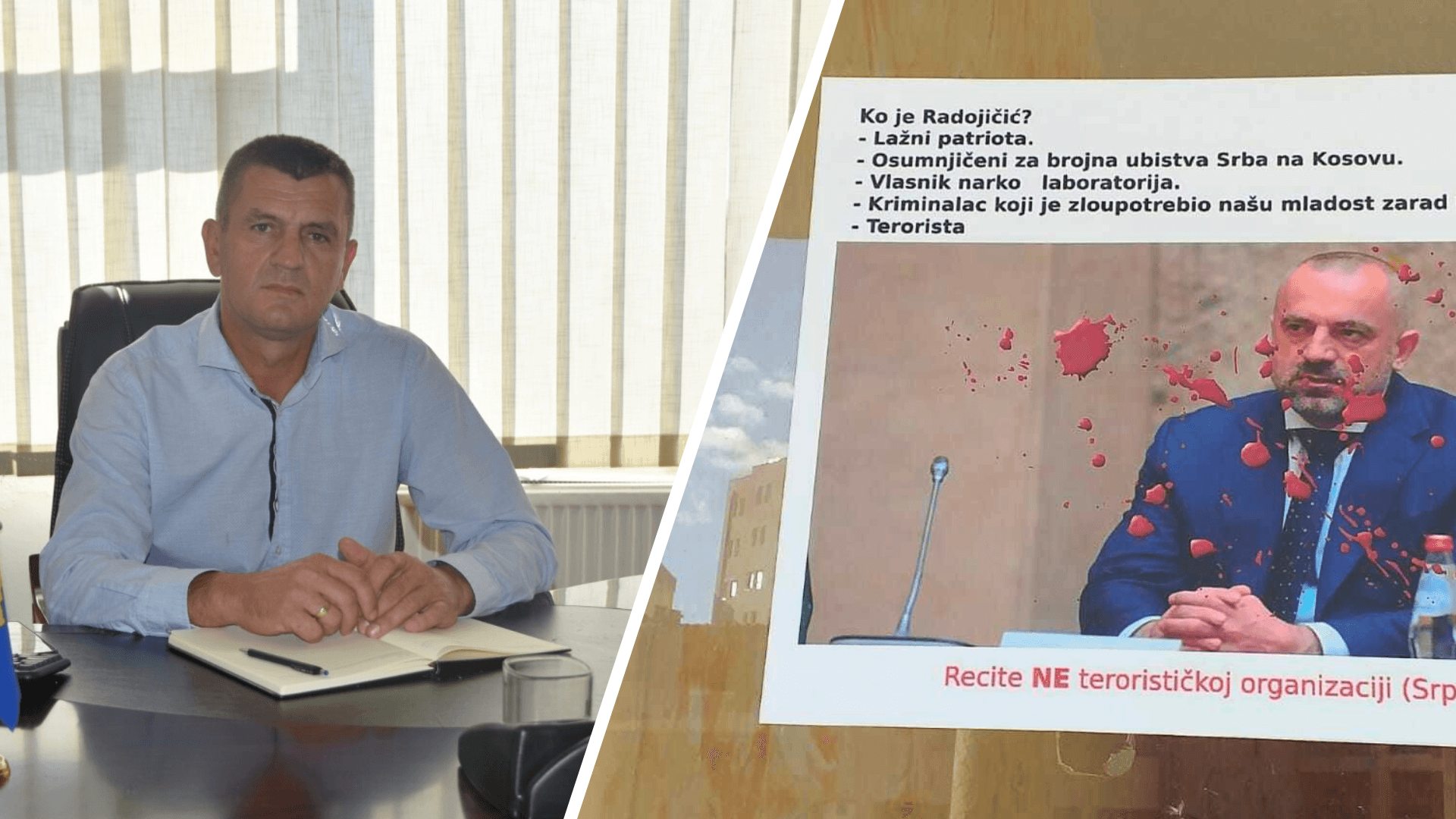Posterët kundër Radojiçiqit, reagon zëvendësministri për Kthim dhe Komunitete