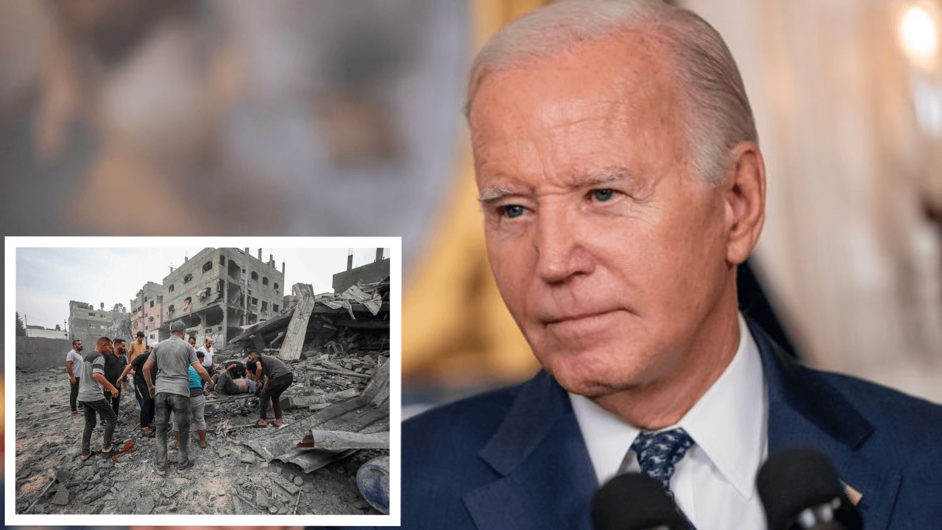 Biden thotë se Izraeli e ka “tepruar” në luftën në Gazë, kërkon pauzë në luftime