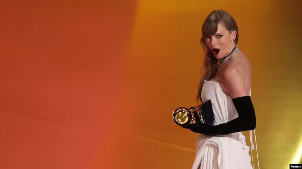 Taylor Swift bën historinë në Grammy