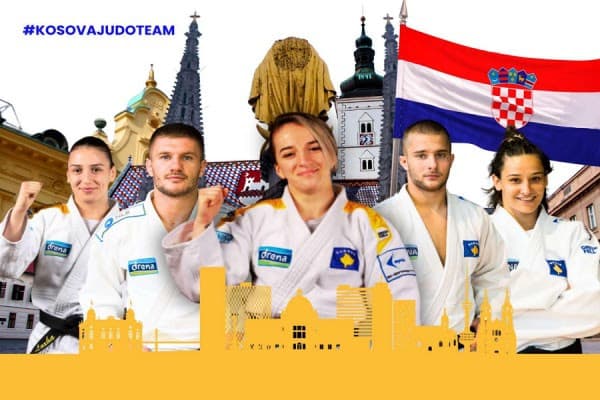 ​5 xhudistë e përfaqësojnë Kosovën në Evropianin e Xhudos në Zagreb