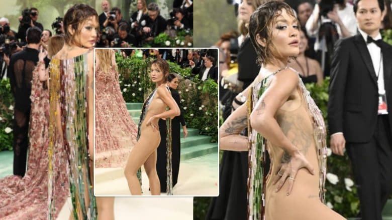 Rita Ora mahnit me dukjen – shfaqet tërësisht e zhveshur në Met Gala 2024