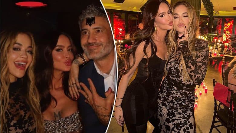 Dafina Zeqiri publikon fotografi me Rita Orën dhe bashkëshortin e saj, në sy bie shqiponja e vendosur mbi ballin e Taikas