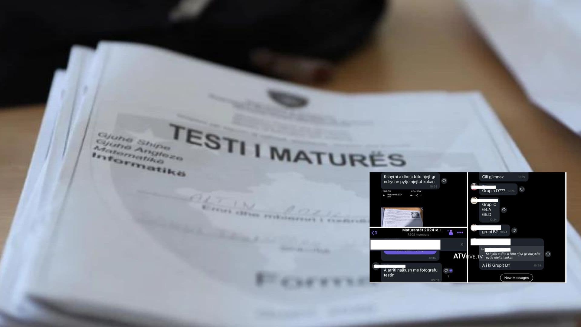 Testi i Maturës kopjohet dhe shpërndahet me të madhe në rrjete sociale