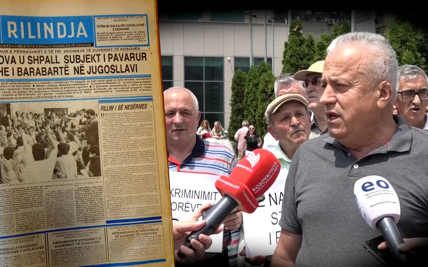 Protestojnë ish-punëtorët e Rilindjes, kërkojnë t’u paguhet 20% dhe t’u njihet përvoja e punës
