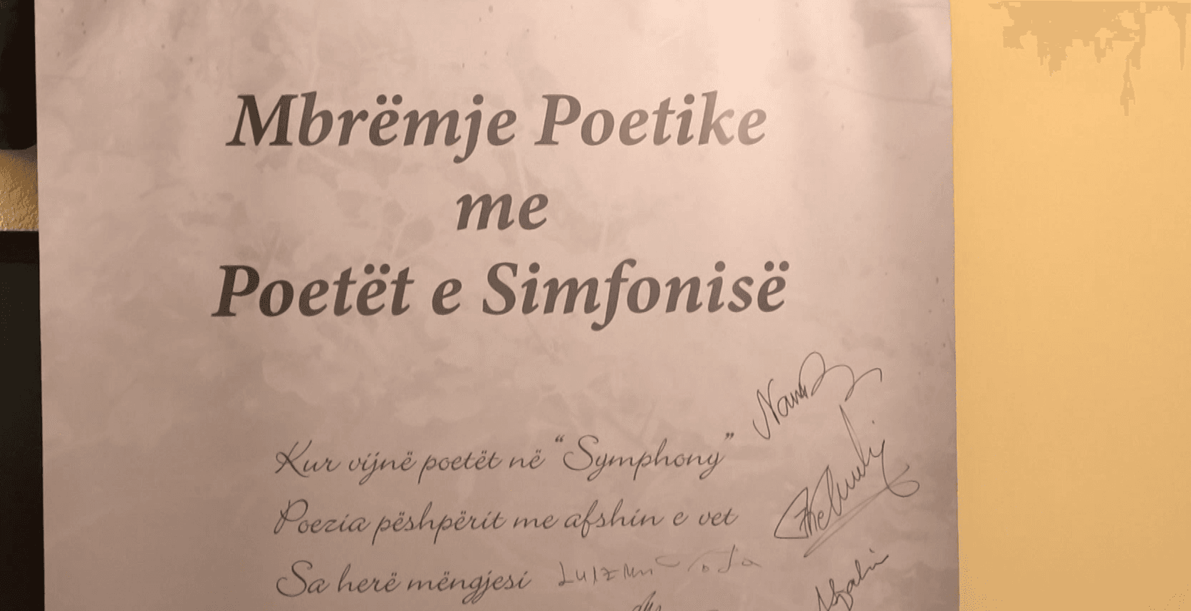 Mbahet edicioni i dytë “Mbrëmje poetike me poetët e Simfonisë”