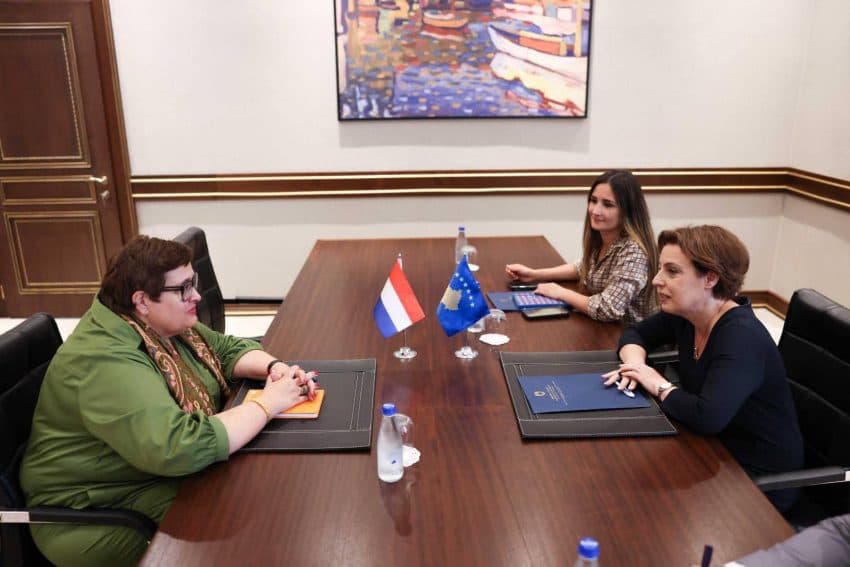 Gërvalla priti në takim lamtumirës ambasadoren e Mbretërisë së Holandës në Kosovë