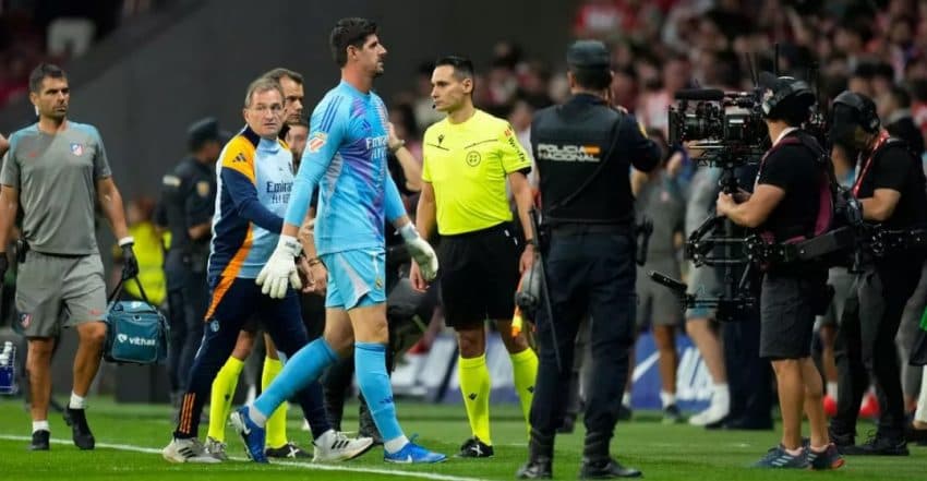 Diego Simeone kritikon Courtoisin pas situatës kaotike që u krijua në derbin e Madridit