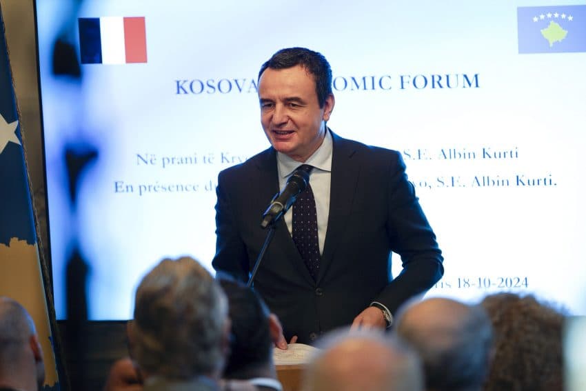 Kurti fton kompanitë franceze të investojnë në Kosovë, flet për arsyet dhe sektorët me më shumë mundësi