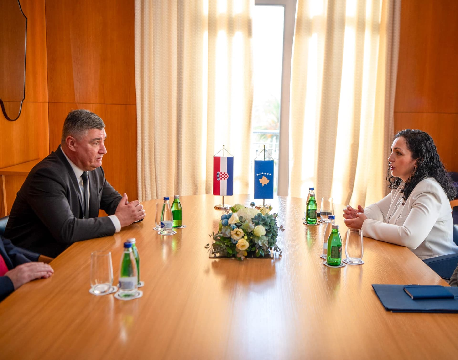 ​Osmani takon presidentin kroat: Mirënjohëse për mbështetjen e tij për një Kosovë të fortë