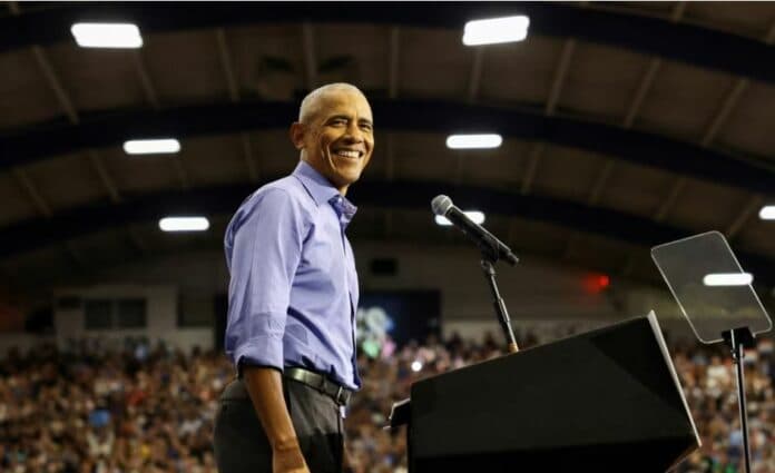 Obama në fushatë për të mbështetur Nënpresidenten Harris