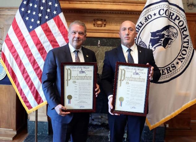 Haradinaj nderohet në Nju Jork, mirënjohjen ia dedikon bashkëluftëtarëve në UÇK