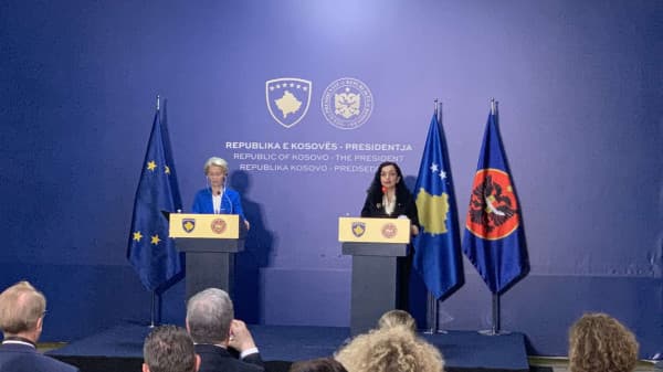 ​Osmani i kërkon Von der Leyen heqjen e masave ndaj Kosovës dhe reagim ndaj Serbisë