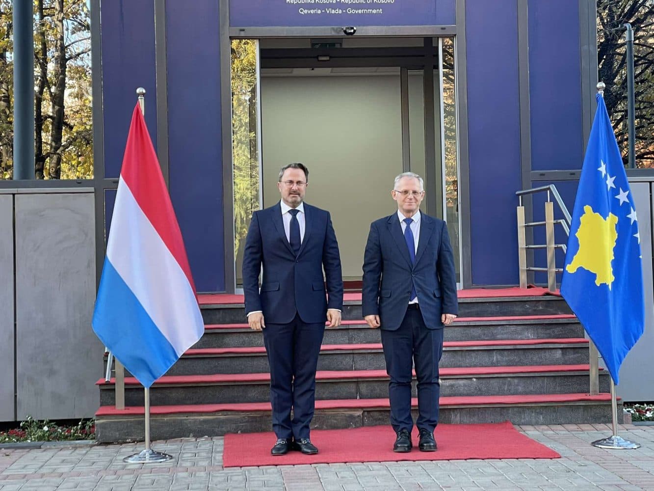 Bislimi pret në takim kryediplomatin lukesemburgas Bettel
