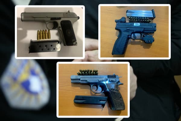 ​Sekuestrohen armë e municion në Prishtinë, arrestohen tre persona