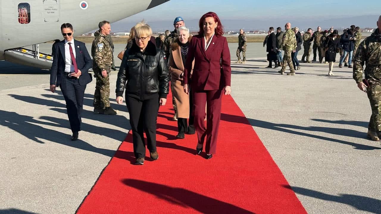 Presidentja sllovene arrin në Kosovë