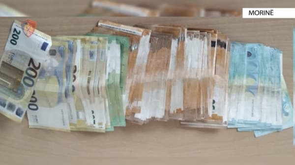 ​41-vjeçari ndalohet me mbi 13 mijë euro të padeklaruara në Morinë