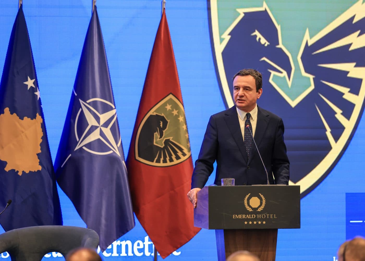 Kurti mori pjesë në konferencën “Qëndrueshmëria Kombëtare – Sfidat dhe Rruga Përpara”, organizuar nga Ministria e Mbrojtjes
