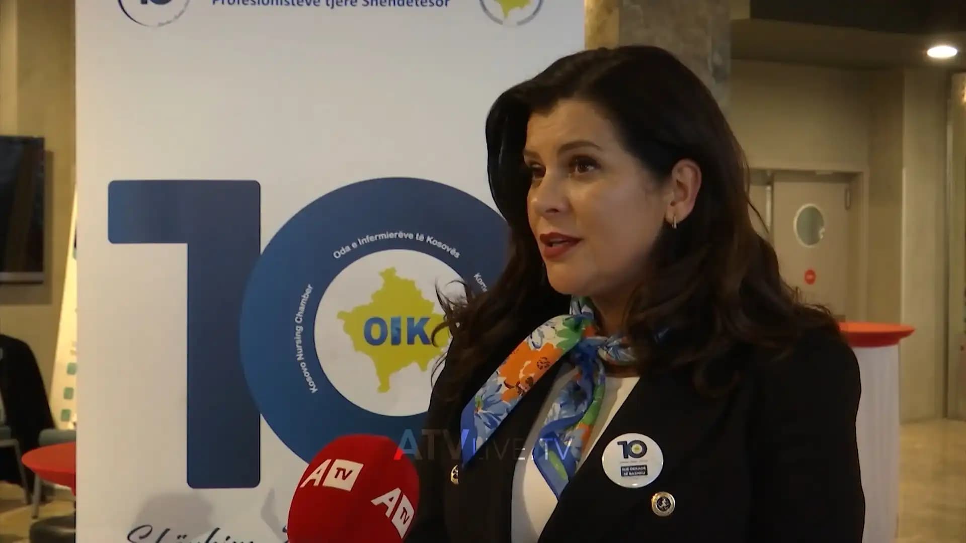 Oda e Infermierëve të Kosovës shënoi 10 vjetorin e themelimit
