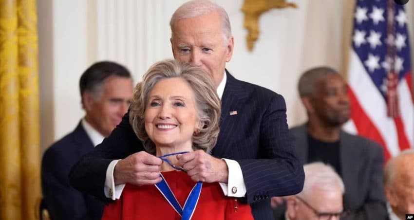 Clinton, Soros dhe Bono në mesin e të nderuarve me Medalje të Lirisë